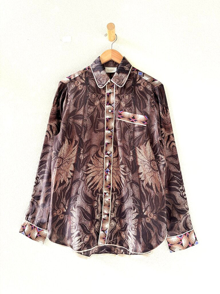 PIERRE-LOUIS MASCIA 'ALOE' SHIRT SIZE MEDIUM