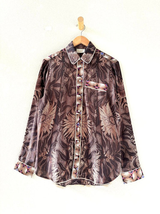 PIERRE-LOUIS MASCIA 'ALOE' SHIRT SIZE MEDIUM