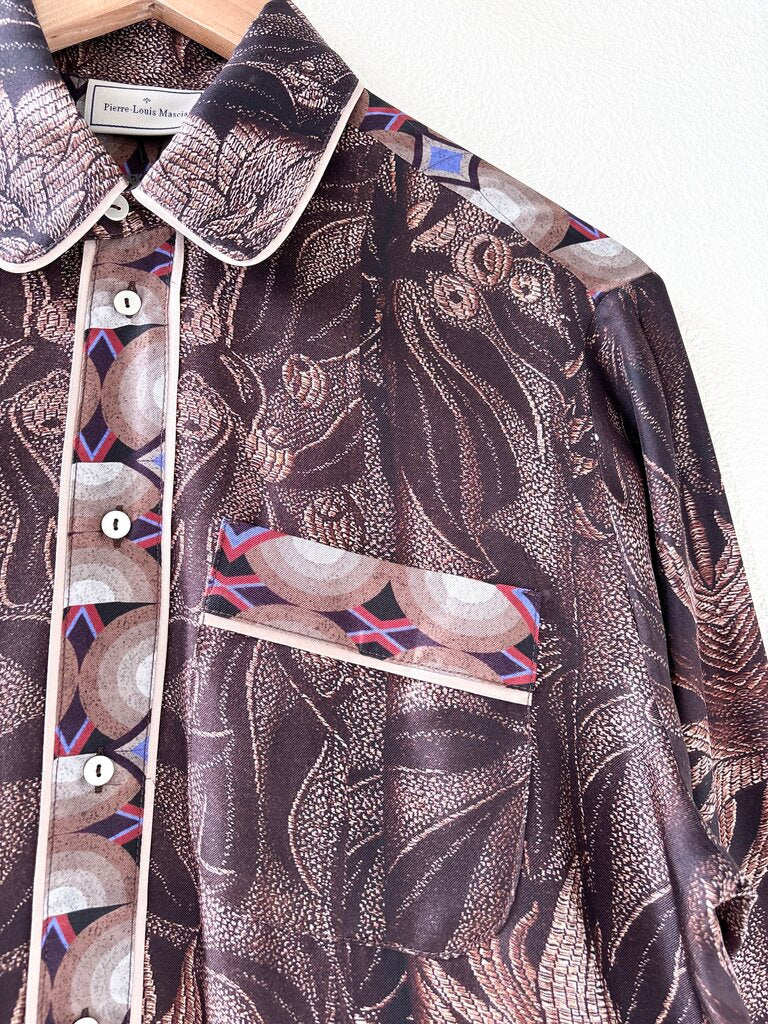 PIERRE-LOUIS MASCIA 'ALOE' SHIRT SIZE MEDIUM