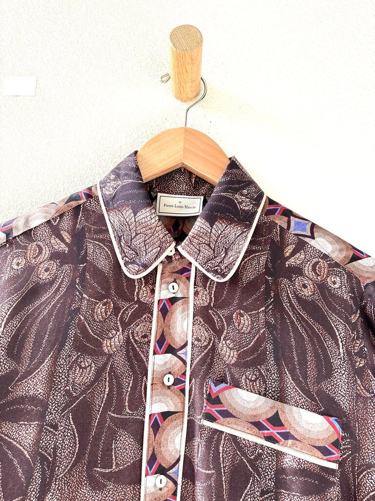 PIERRE-LOUIS MASCIA 'ALOE' SHIRT SIZE MEDIUM