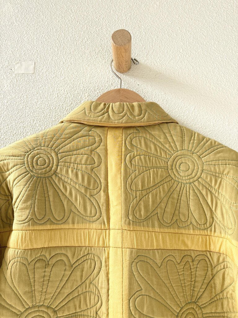 BODE BOTANIC SHADOW QUILT JACKET SIZE MEDIUM