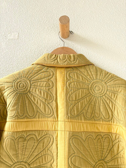 BODE BOTANIC SHADOW QUILT JACKET SIZE MEDIUM