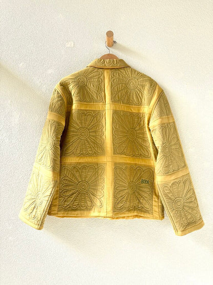 BODE BOTANIC SHADOW QUILT JACKET SIZE MEDIUM