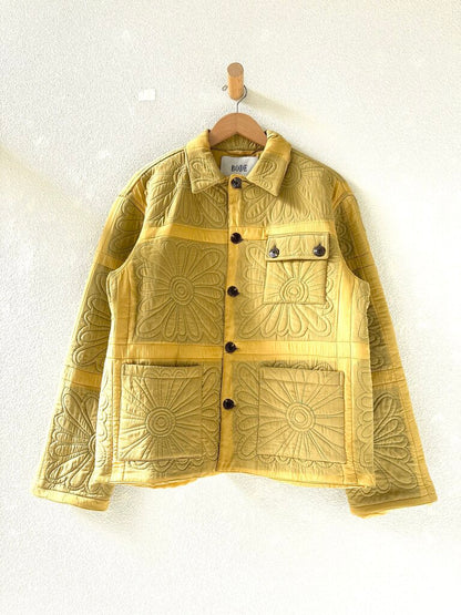 BODE BOTANIC SHADOW QUILT JACKET SIZE MEDIUM