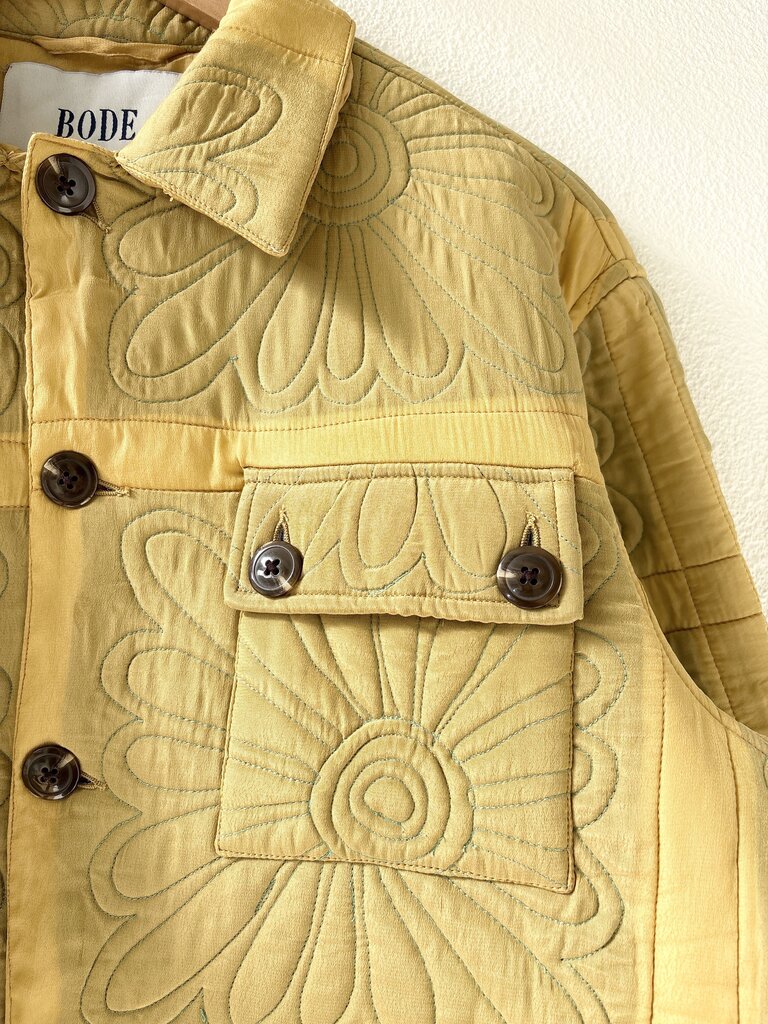 BODE BOTANIC SHADOW QUILT JACKET SIZE MEDIUM