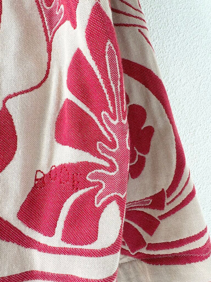 BODE NOUVEAU MONSTERA OVERSHIRT SIZE LARGE/X-LARGE
