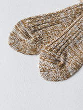 Load image into Gallery viewer, ROTOTO RECYCLED COTTON SOCKS IN MUSTARD SIZE LARGE
