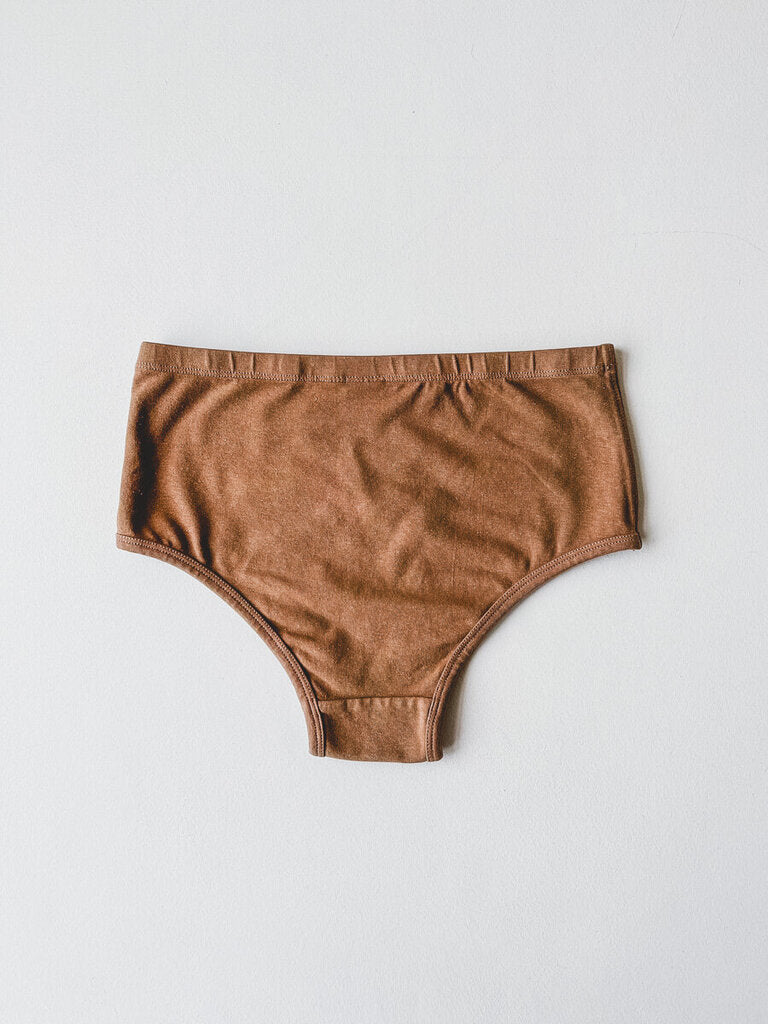 JUNGMAVEN HIGH WAISTED BRIEF IN COYOTE SIZE XS